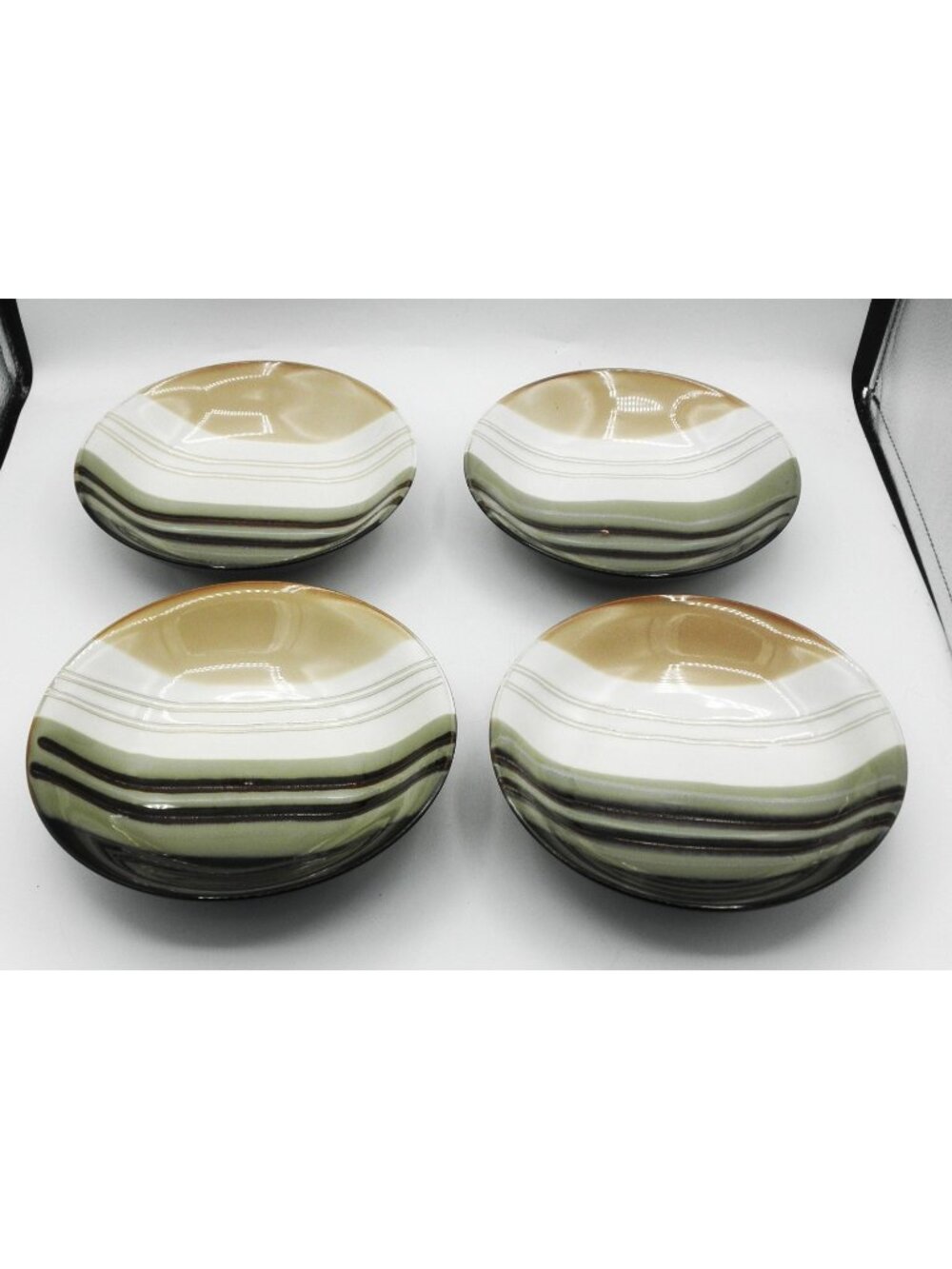 Home Trends Jazz 7-5/8 inch Soup/Cereal Bowls Set of 4 Pattern Code: HTSJAZ